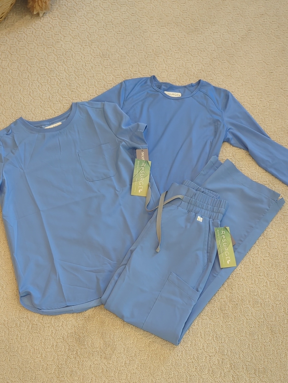 Ceil blue Scrub Set - ReSurge NWT - Picture 1 of 7